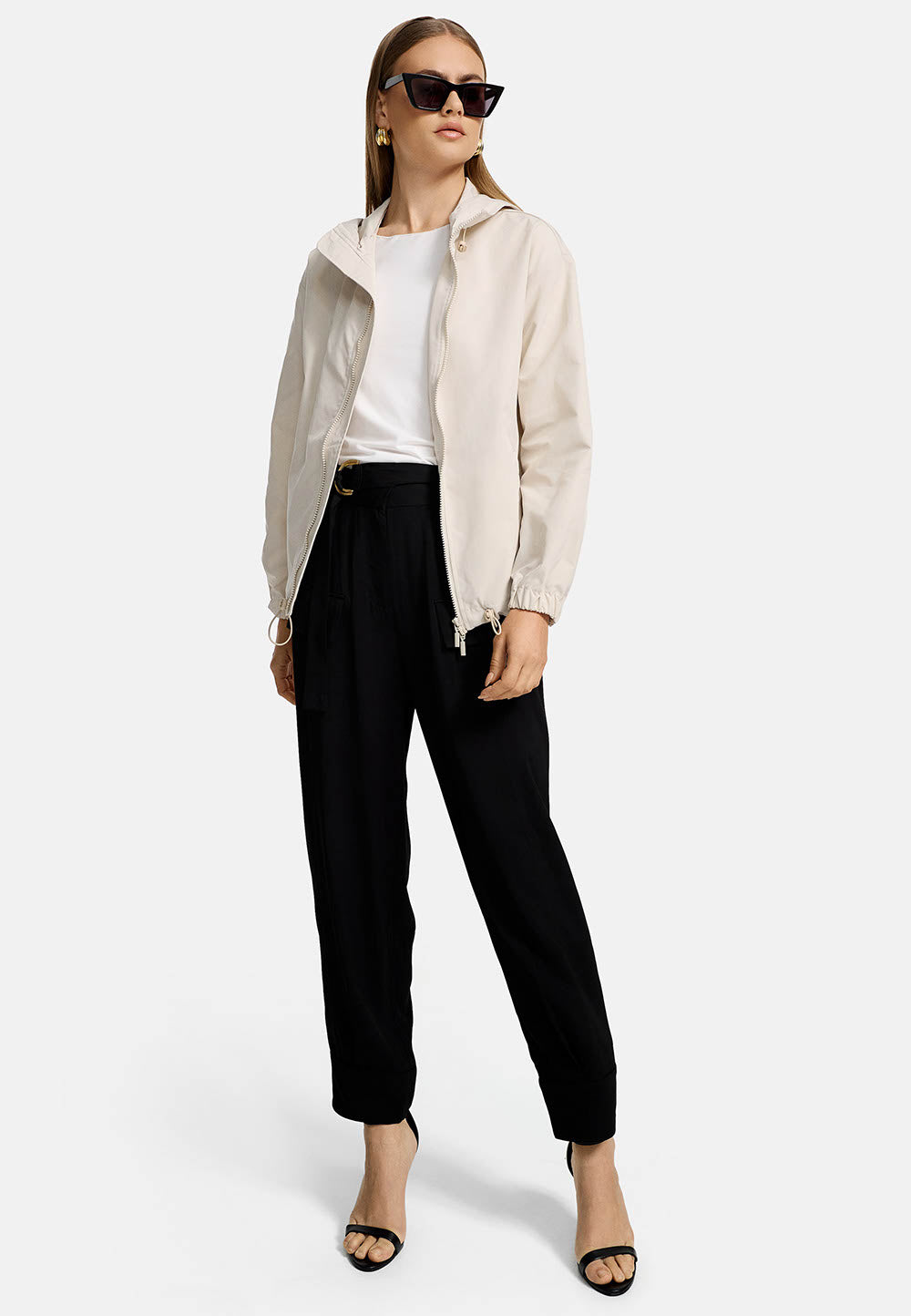 Outshell Jacke in Nylon Taft