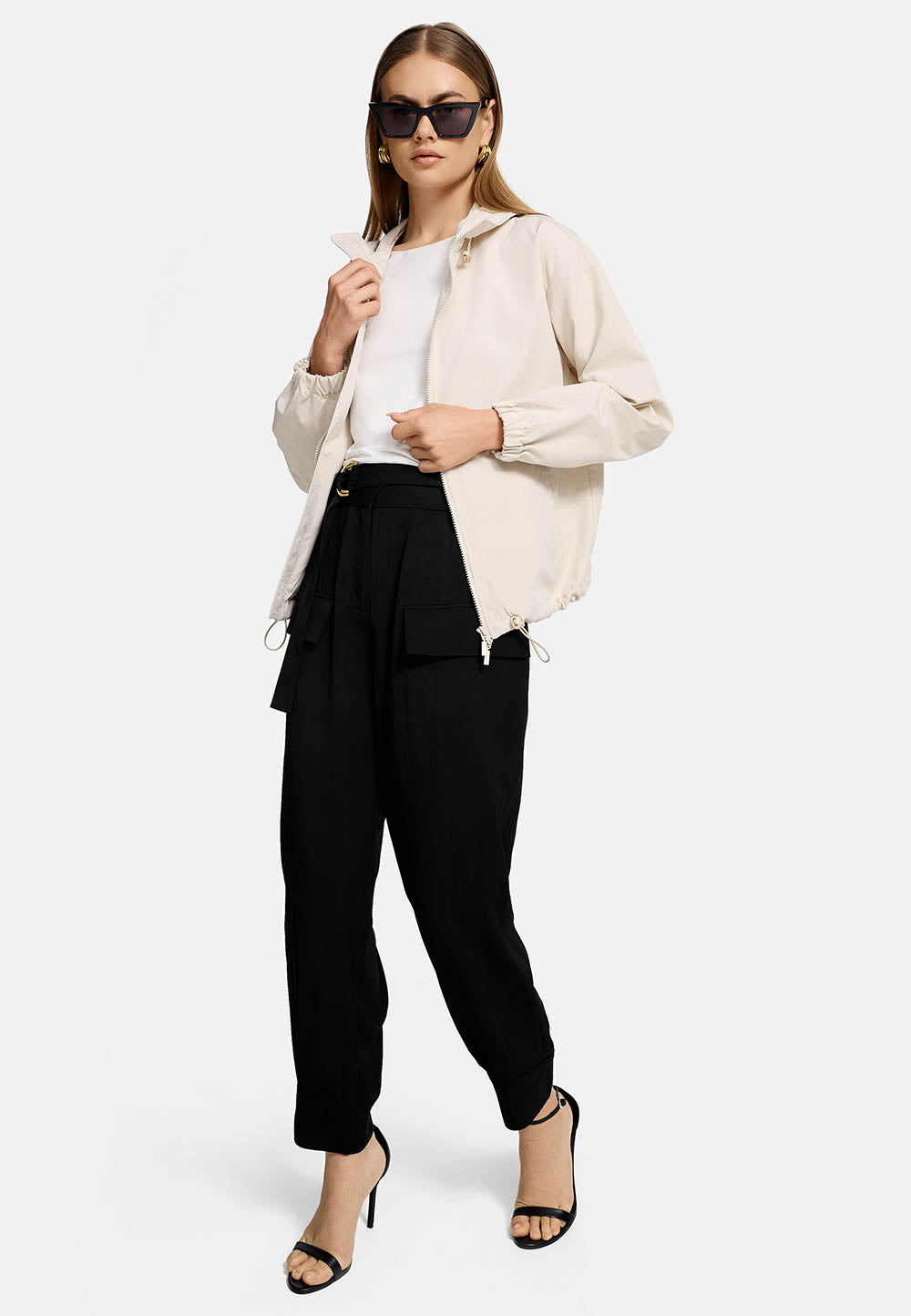 Outshell Jacke in Nylon Taft