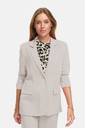 Blazer Smoked 3/4 Arm in Heavy Jersey Topseller | Beige