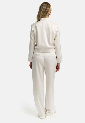 Blouson in Satin | Creme