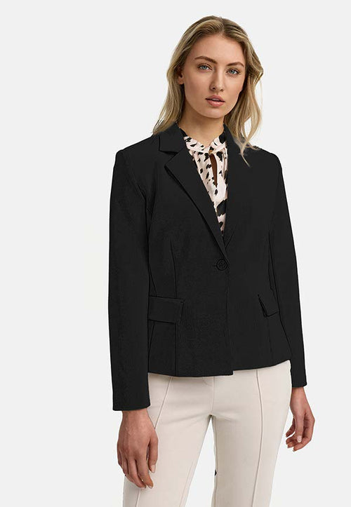 Blazer in Rib-Heavy-Jersey | Black