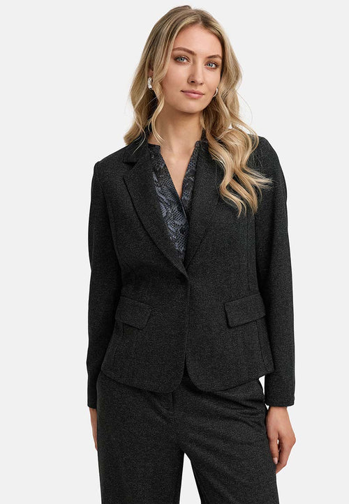 Blazer in Jersey Jaquard | Salt Pepper