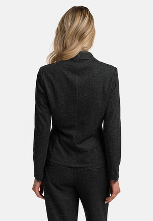 Blazer in Jersey Jaquard | Salt Pepper