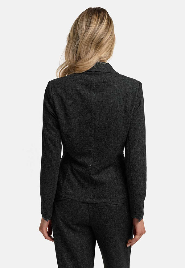 Blazer in Jersey Jaquard | Salt Pepper
