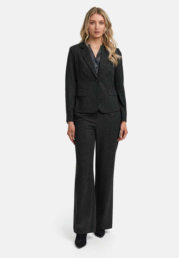 Blazer in Jersey Jaquard | Salt Pepper