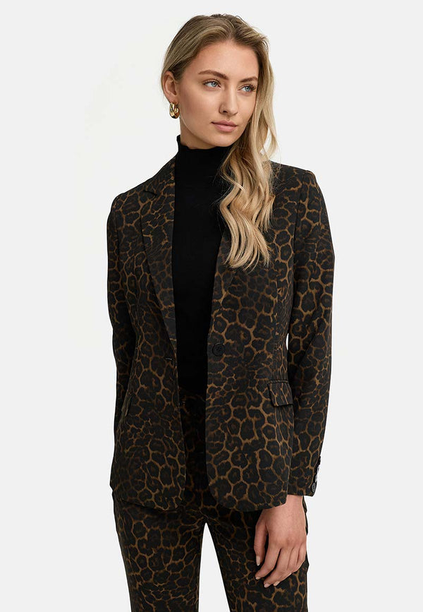 Blazer in Polyester-Stretch | Leo