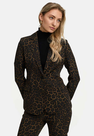 Blazer in Polyester-Stretch | Leo