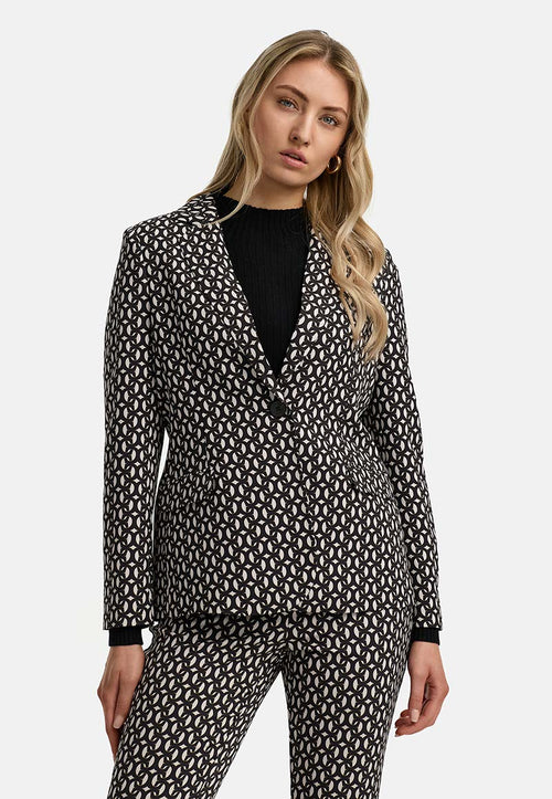 Blazer in Polyester-Stretch | C Geo Small