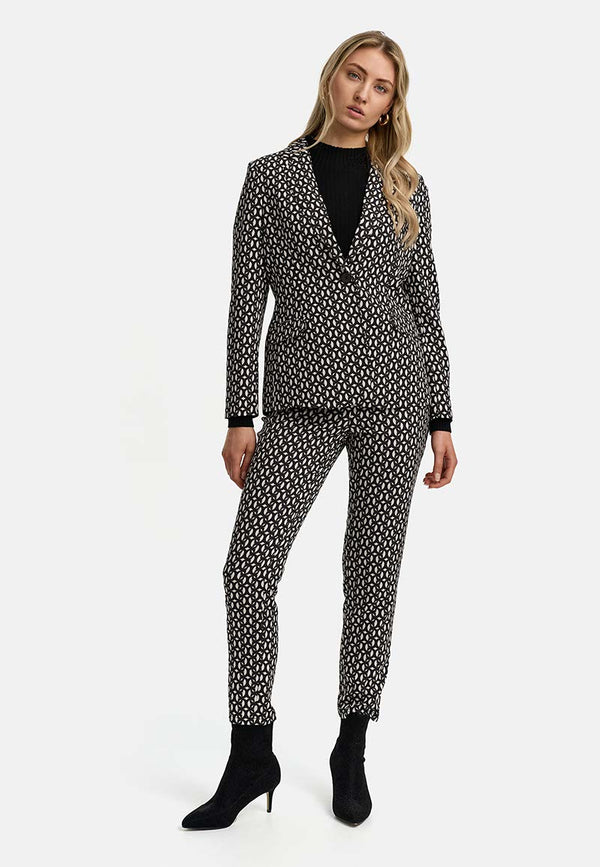 Blazer in Polyester-Stretch | C Geo Small
