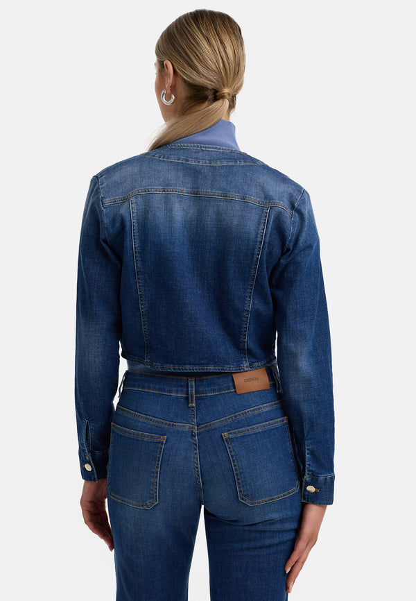 Kurzjacke in Denim | Jeans