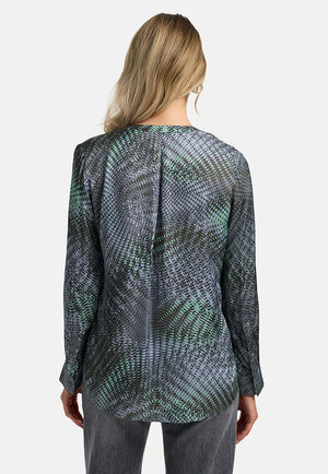 Bluse in Viskose Satin | Kaleidoscope