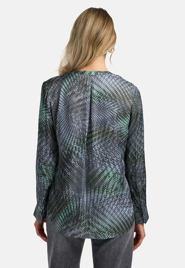 Bluse in Viskose Satin | Kaleidoscope