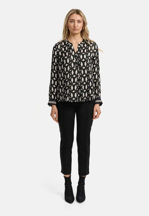 Bluse in Viskose Satin | C Geo Small