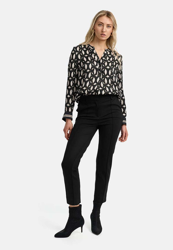 Bluse in Viskose Satin | C Geo Small