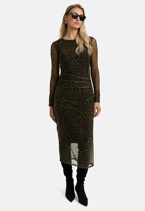 Kleid in Mesh | Leo
