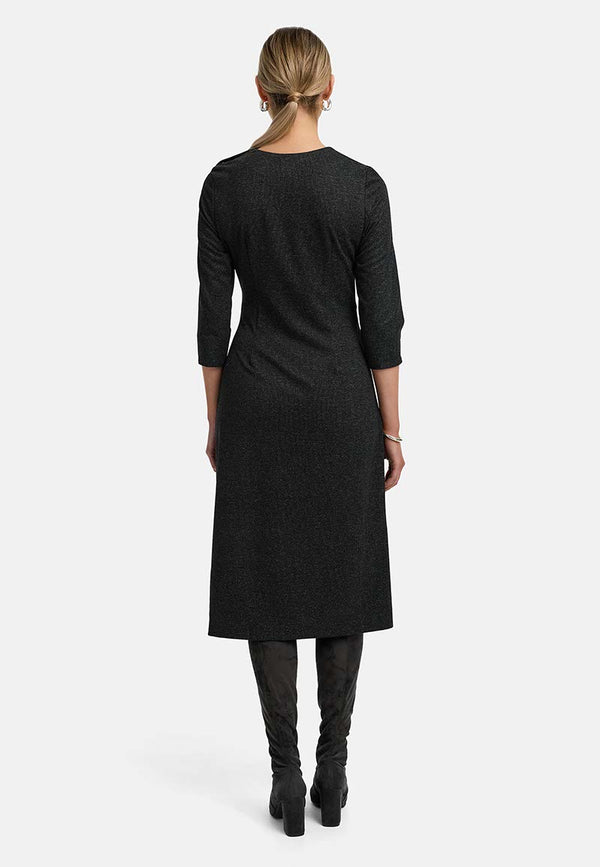 Kleid in Jersey Jaquard | Salt Pepper