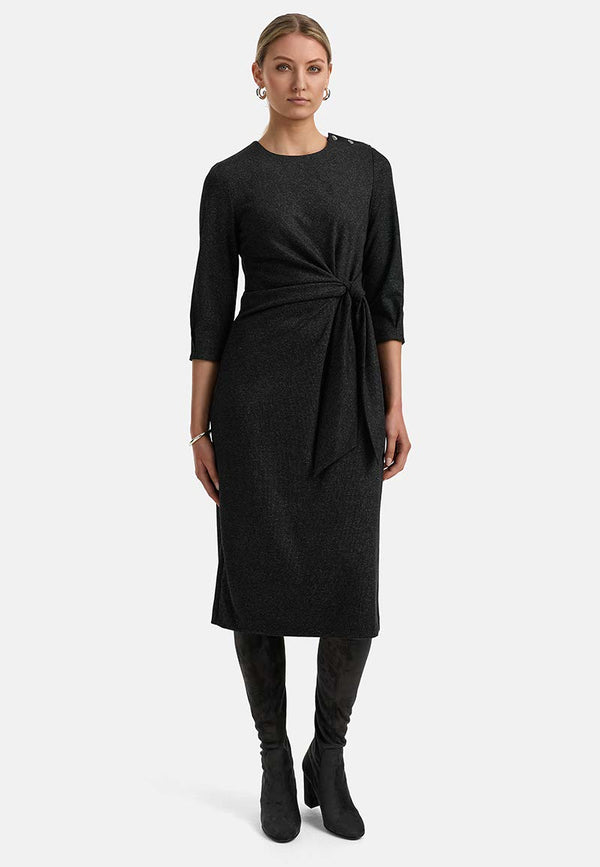 Kleid in Jersey Jaquard | Salt Pepper