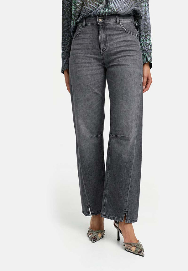 Hose in Denim | Grey