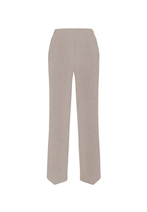 Ella trousers in jersey corduroy | Beige
