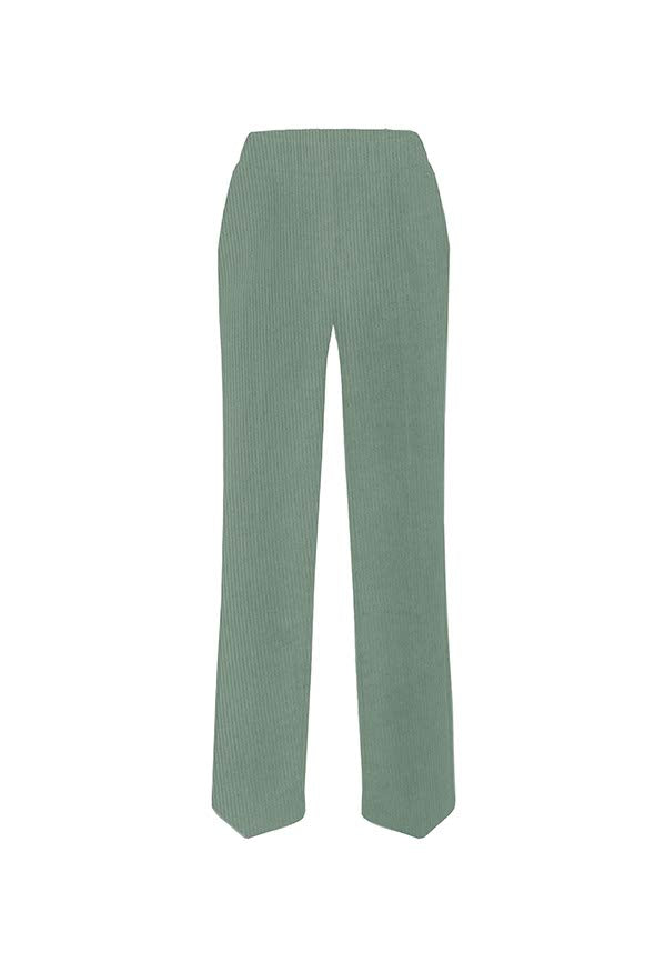 Ella trousers in jersey corduroy | light Mint