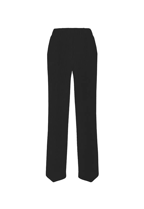 Ella trousers in jersey corduroy | Black