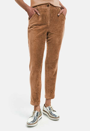Hose in Jersey Cord | Cognac