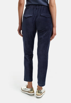 Hose in Jersey Cord | Retro Blue