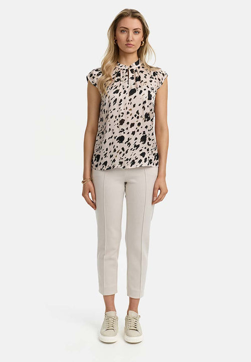 Hose in Rib- Heavy-Jersey | Creme
