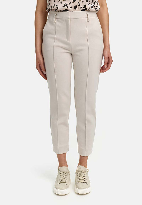 Hose in Rib- Heavy-Jersey | Creme