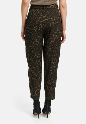 Hose mit Allover-Print | Leo