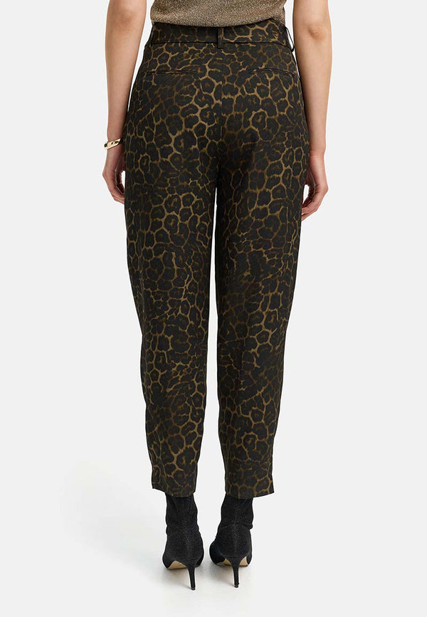 Hose mit Allover-Print | Leo