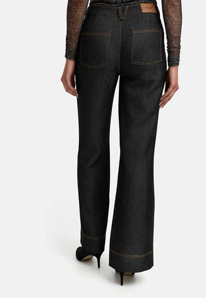 Hose in Soft Denim | Black