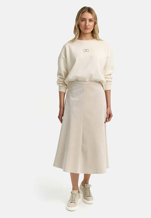 Rock in feinem Cord | Creme