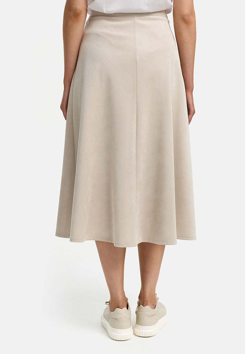 Rock in feinem Cord | Creme