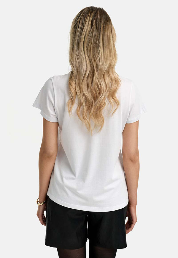 T-Shirt mit Placementprint | NOIR Shoes