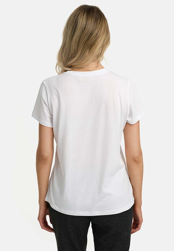 T-Shirt mit Placementprint | Parfüm Shoe
