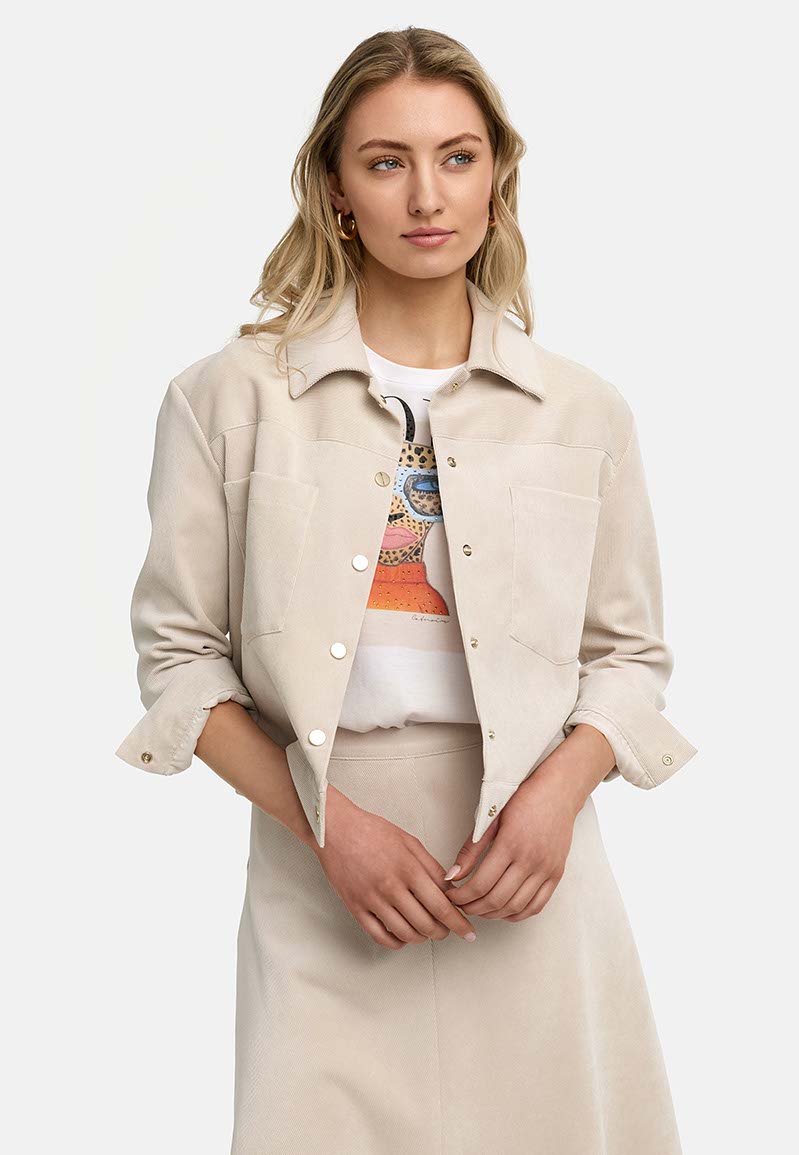 T-Shirt mit Placementprint | NOIR Leo