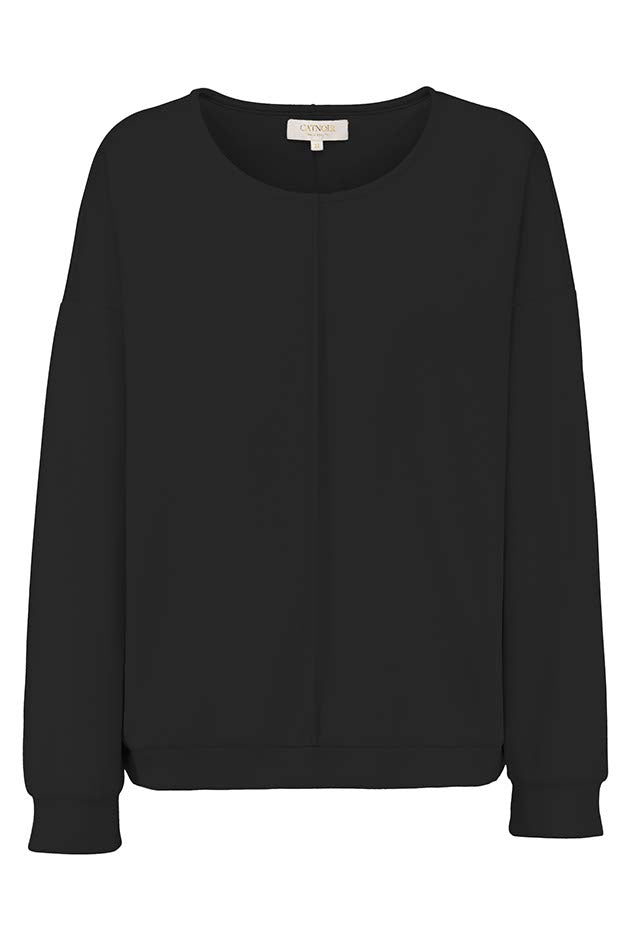 Langarmshirt in Scuba | Black