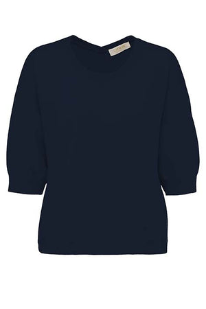 Strickshirt in Merino-Wolle | Navy