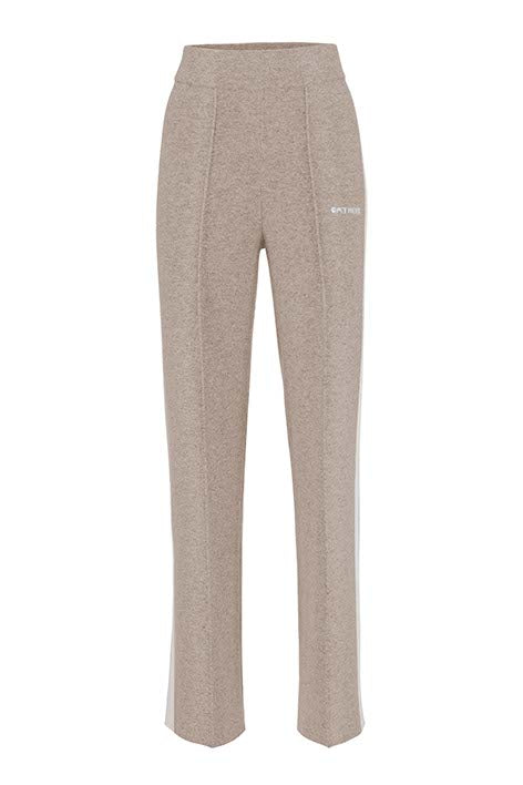 Strickhose in Merino-Wolle | Taupe