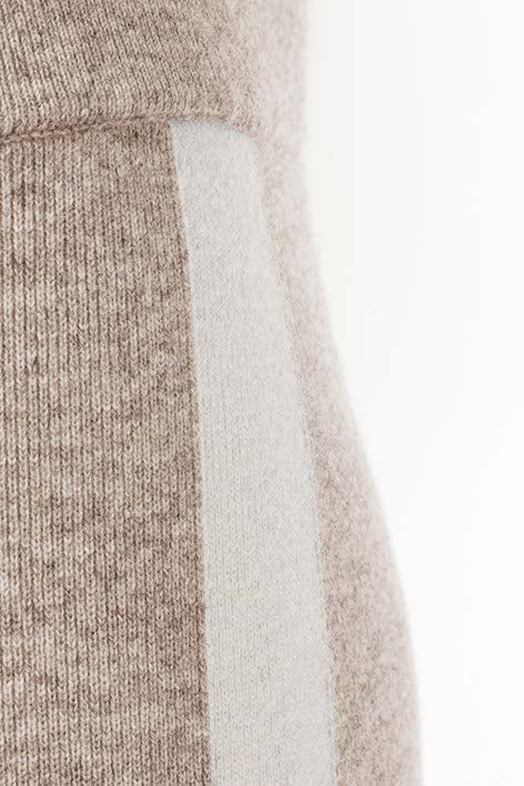 Strickhose in Merino-Wolle | Taupe