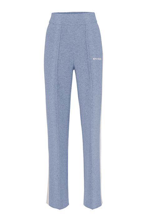 Strickhose in Merino-Wolle | Retro Blue