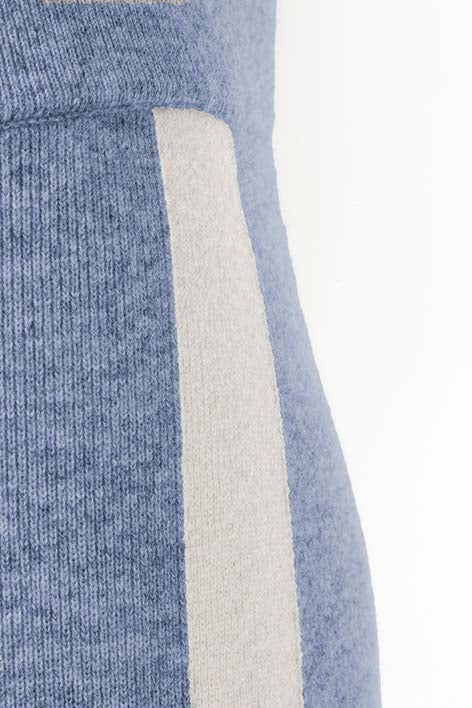 Strickhose in Merino-Wolle | Retro Blue