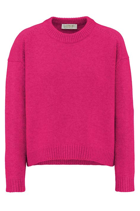 Strickpullover in Merino-Wolle | Pink Berry