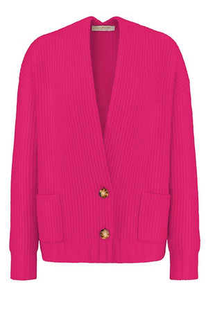 Strickjacke in Merino-Wolle | Pink Berry