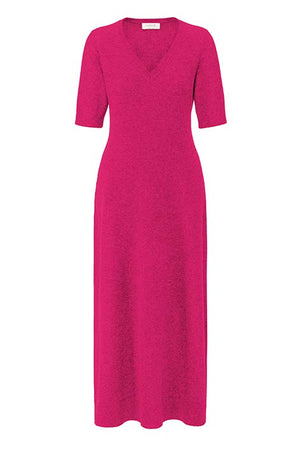 Strickkleid in Merino-Wolle | Pink Berry