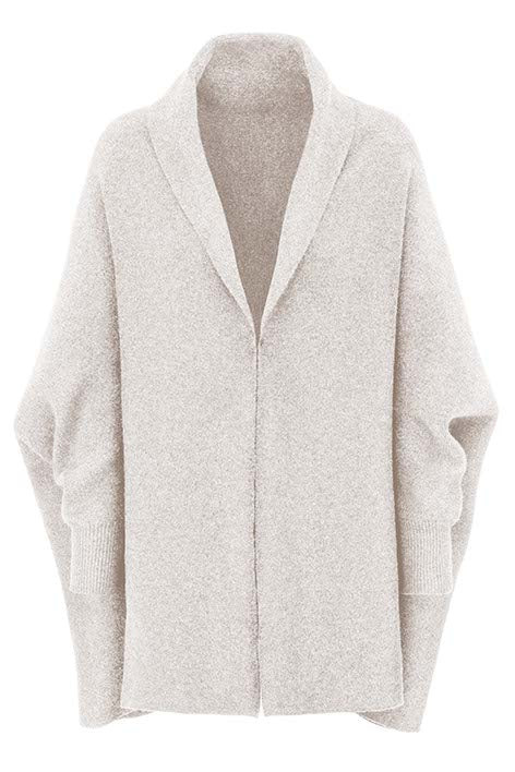 Cardigan in merino wool | Creme