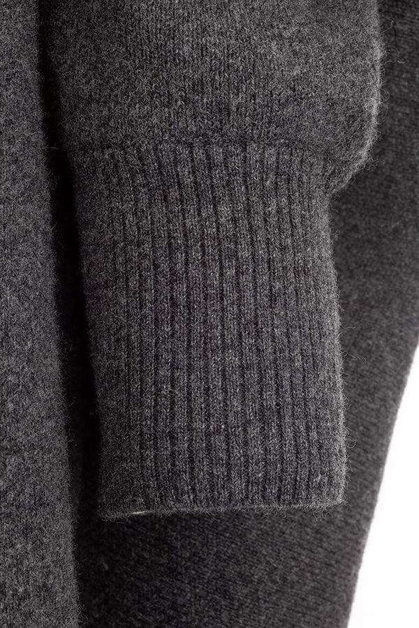 Cardigan in merino wool | Graphit