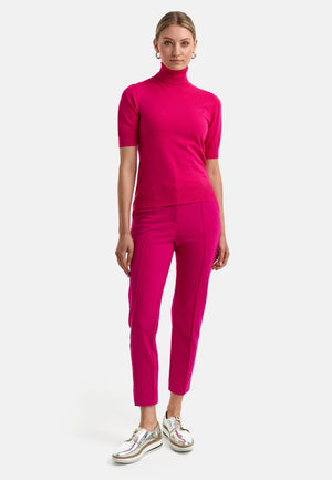 Strickshirt in Viskose-Mix | Pink Berry
