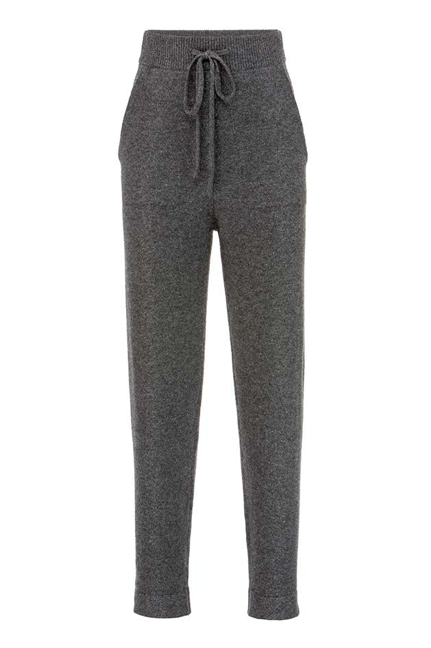 Strickhose in Merino-Wolle | Graphit